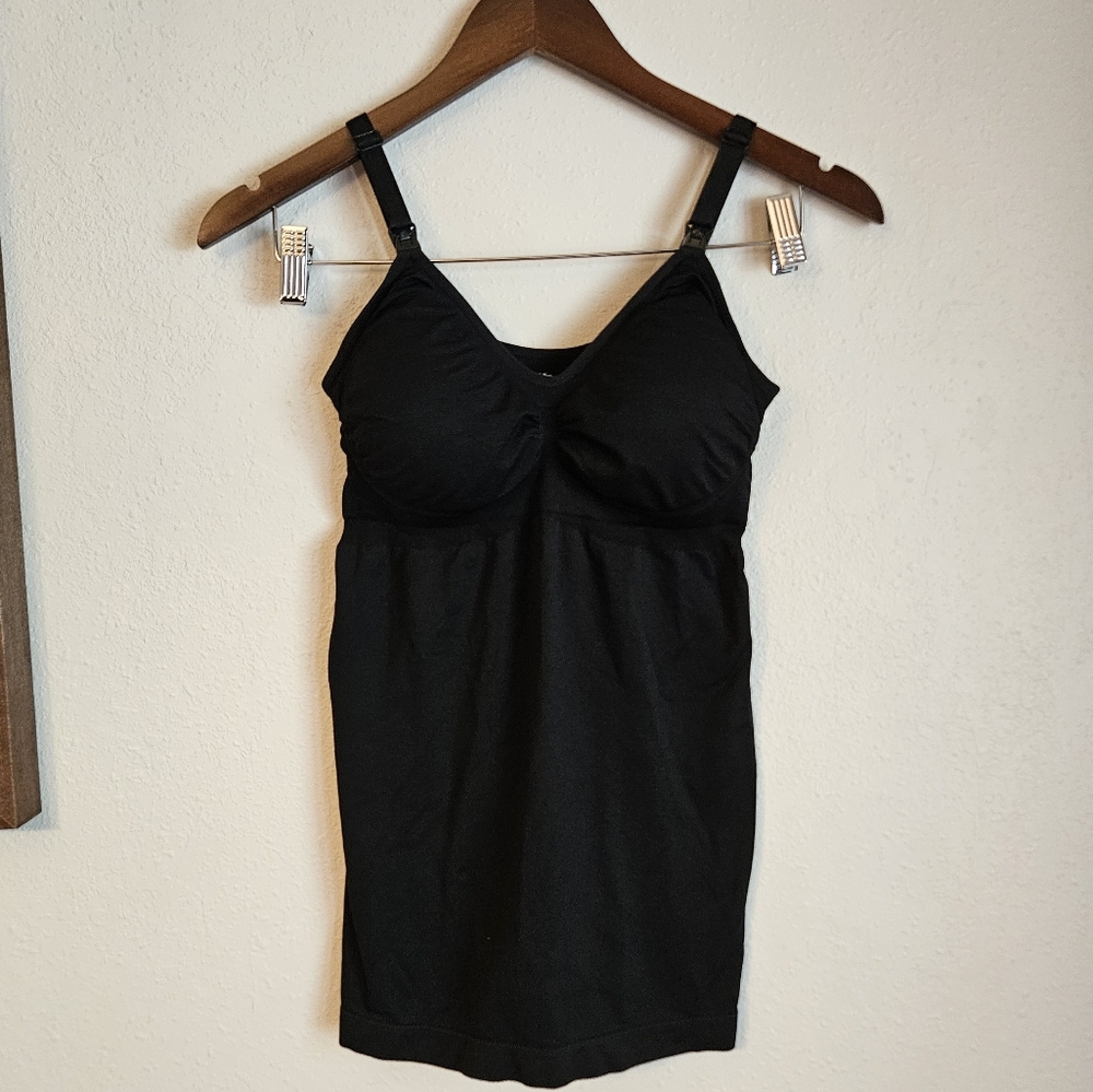 Kindred Bravely Maternity And Nursing Tank Black Medium